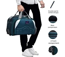 Stylish Turquoise Polyester Travel Bag-thumb2