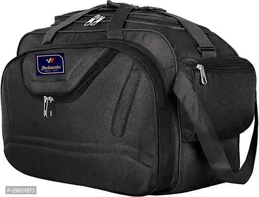 Fancy Nylon Black Duffle Bagpack For Luggage Travel-thumb2