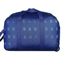 Stylish Navy Blue Nylon Travel Bag-thumb4