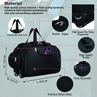 Stylish Black Nylon Travel Bag-thumb2