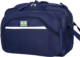 Stylish Navy Blue Polyester Travel Bag-thumb4