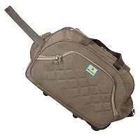 Stylish Brown Polyester Travel Bag-thumb2