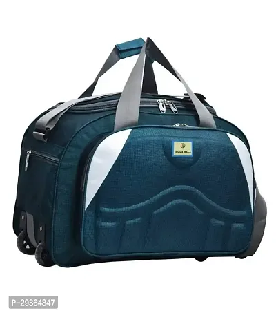 Stylish Turquoise Nylon Travel Bag-thumb0