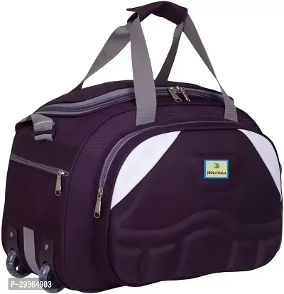 Stylish Purple Polyester Travel Bag