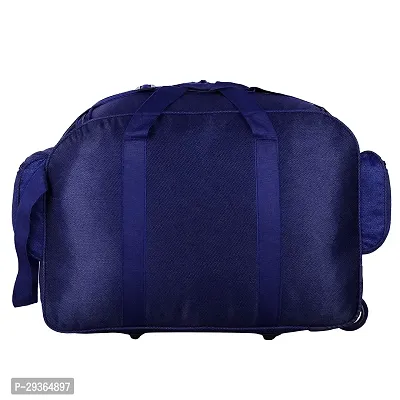 Stylish Navy Blue Nylon Travel Bag-thumb5