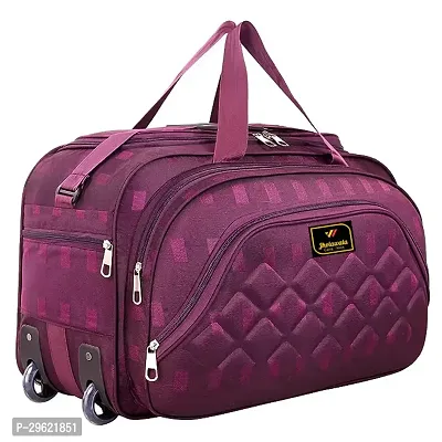 Fancy Nylon Purple Duffle Bagpack For Luggage Travel-thumb0