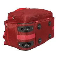 Stylish Red Nylon Travel Bag-thumb3