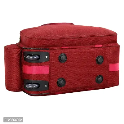 Stylish Red Nylon Travel Bag-thumb3