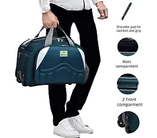 Epoch Nylon 60 litres Waterproof Strolley Duffle Bag with Wheels - Luggage Bag-thumb1