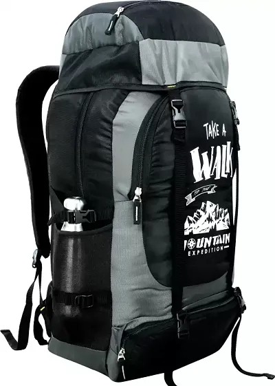 Adventure Series Waterproof Trekking, Hiking, Travel Bag with Shoe Compartment Rucksack - 60L