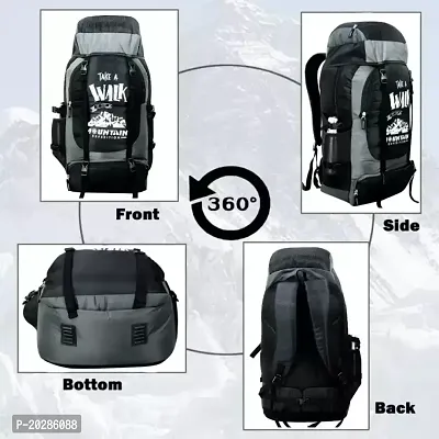 Adventure Series Waterproof Trekking, Hiking, Travel Bag with Shoe Compartment Rucksack - 60L-thumb3