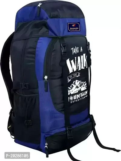 Adventure Series Waterproof Trekking Hiking Travel Bag with Shoe Compartment Rucksack - 60