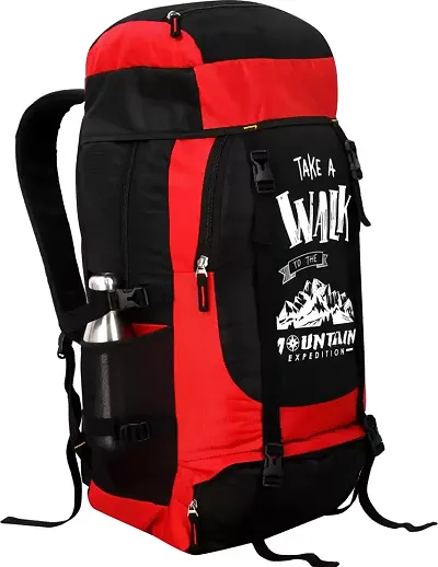 Adventure Series Waterproof Trekking, Hiking, Travelling Bag with Shoe Compartment Rucksack - 60