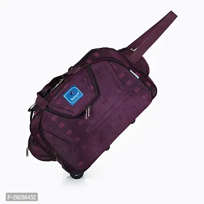 Epoch Nylon 60 liters Waterproof Strolley Duffle Bag- 2 Wheels - Luggage Bag-thumb4