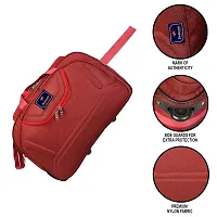 Carry-On Nylon 60 liters Waterproof Strolley Duffle Bag- 2 Wheels - Luggage Bag- For Men  Women-thumb1