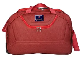 Carry-On Nylon 60 liters Waterproof Strolley Duffle Bag- 2 Wheels - Luggage Bag- For Men  Women-thumb2