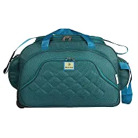 Carry-On Nylon 60 liters Waterproof Strolley Duffle Bag- 2 Wheels - Luggage Bag- For Men  Women-thumb3