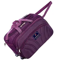 60 liters Travel Bags, Waterproof Strolley Duffle Bag with Wheels - Luggage Bag-thumb3