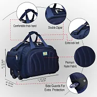 Epoch Nylon 60 liters Waterproof Strolley Duffle Bag- 2 Wheels - Luggage Bag-thumb2