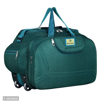 Carry-On Nylon 60 liters Waterproof Strolley Duffle Bag- 2 Wheels - Luggage Bag- For Men  Women