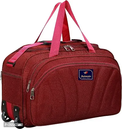 60 litres Travel Duffle Bag with Wheels - Luggage Bag-thumb0