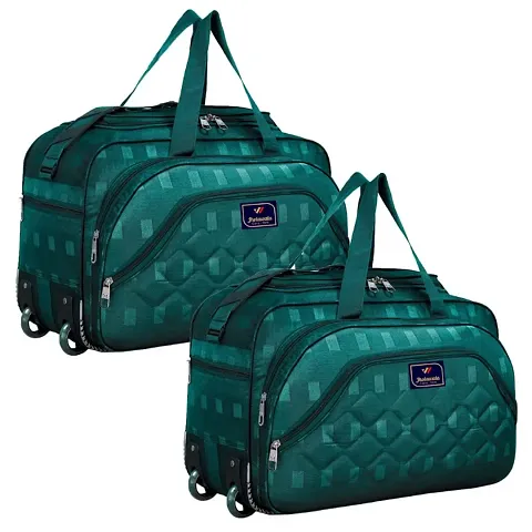 Stylish PU Luggage Bag - Pack of 2