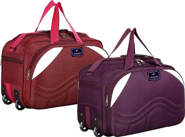 Stylish PU Luggage Bag - Pack of 2