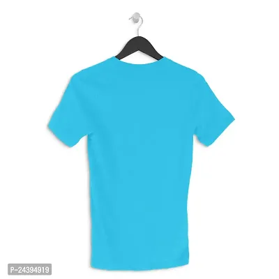 Iron village -Half Sleeve Round Neck T-Shirt-IM Bulking -Sky Blue-4XL-thumb2