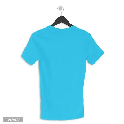 Iron village -Half Sleeve Round Neck T-Shirt-IM Bulking -Sky Blue-S-thumb2