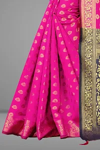 Classic Art Silk Jacquard Saree With Blouse Piece-thumb2