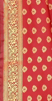 Classic Art Silk Jacquard Saree With Blouse Piece-thumb1