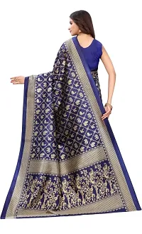 Classic Art Silk Woven Saree with Blouse piece-thumb2