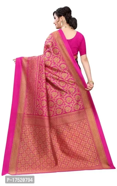 Classic Art Silk Woven Saree with Blouse piece-thumb4