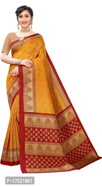 Misha trending Litchi Silk designer sarees with blouse Piece-thumb0