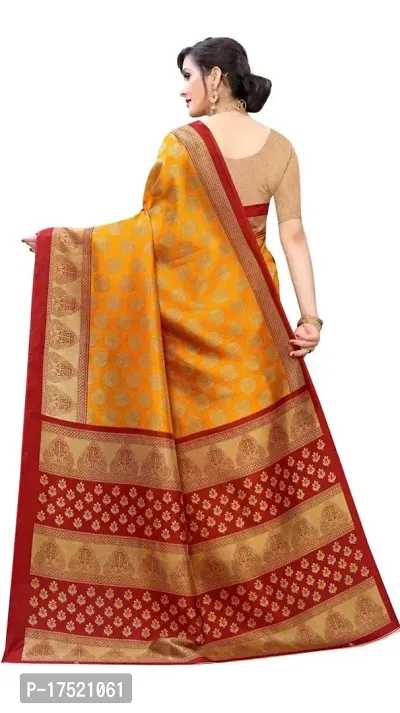 Misha trending Litchi Silk designer sarees with blouse Piece-thumb2