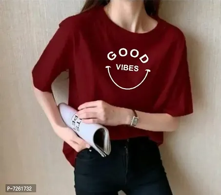Good vibes loose fit trendy tshirts-thumb0