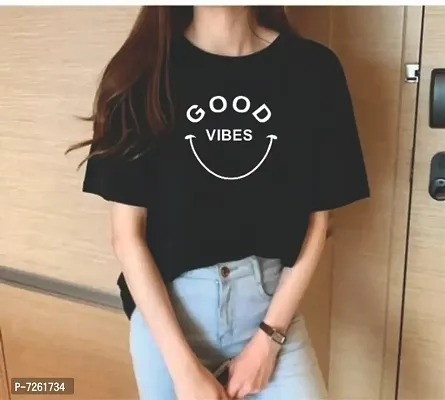 Good vibes loose fit trendy tshirts