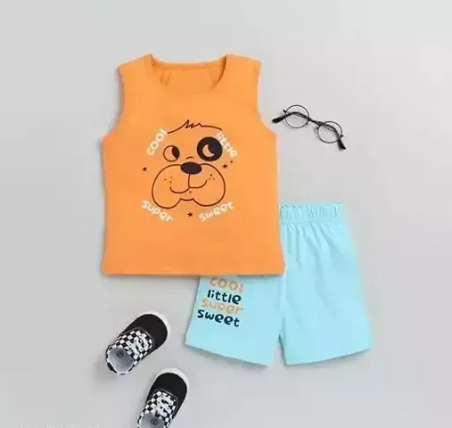 Stylish Fancy T-Shirts With Shorts For Boys