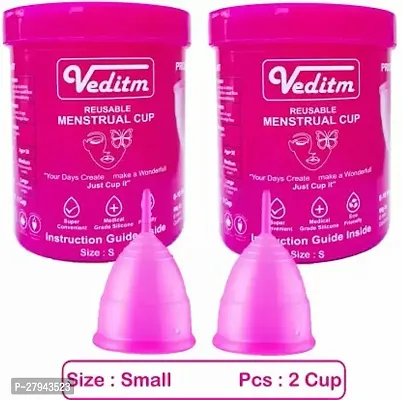 Veditmnbsp;Small Reusable Menstrual Cupnbsp;nbsp;Pack of 2-thumb0