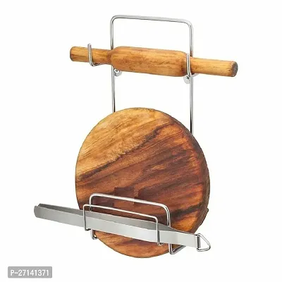 Stainless Steel Chakla Belan Stand For Kitchen-thumb0