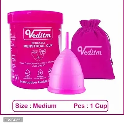 Veditm Medium Reusable Menstrual Cupnbsp;nbsp;Pack of 1