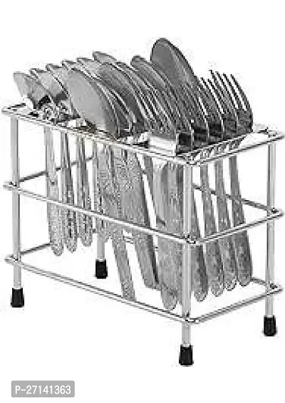 Stainless Steel Spoon Stand Holder Cutlery Rack For Kitchen Dinning Table