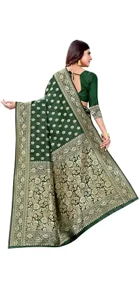 Latest Beautiful Cotton Saree with Blouse piece-thumb1