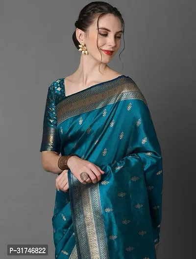 Latest Beautiful Cotton Saree with Blouse piece-thumb3