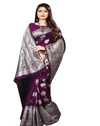 Latest Beautiful Cotton Saree with Blouse piece-thumb2