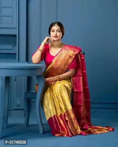 Latest Beautiful Cotton Saree with Blouse piece-thumb2