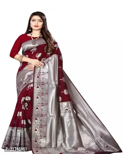 Latest Beautiful Cotton Saree with Blouse piece