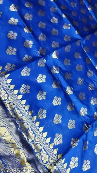 Latest Beautiful Cotton Saree with Blouse piece-thumb1