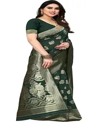 Latest Beautiful Cotton Saree with Blouse piece-thumb2