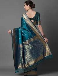 Latest Beautiful Cotton Saree with Blouse piece-thumb1